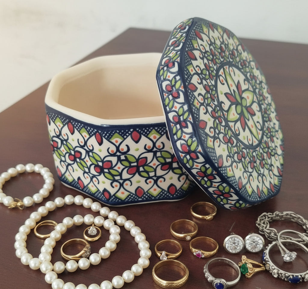 Joyero octagonal