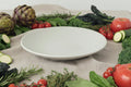 Plato ensalada ondulado