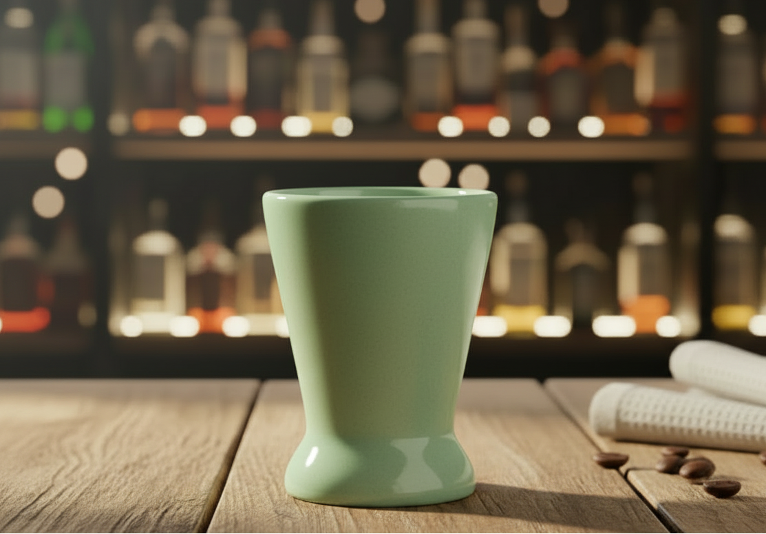 Vaso tequilero verde