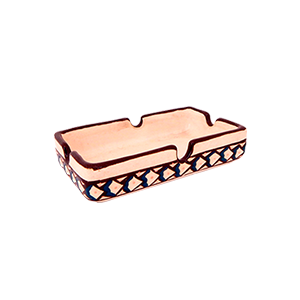 Cenicero rectangular café